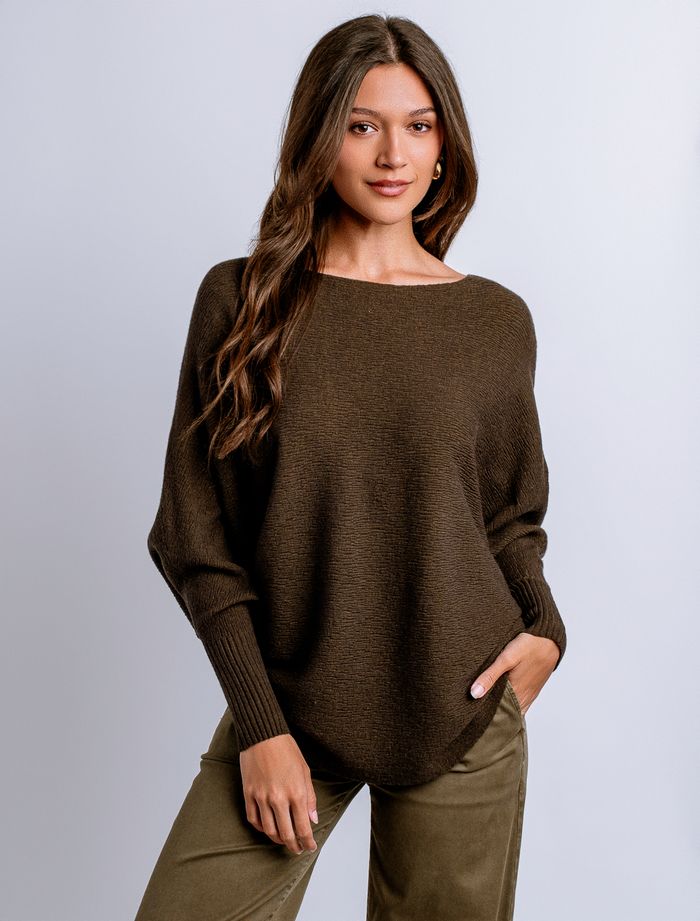Jena Ryu Top, Olive Tweed