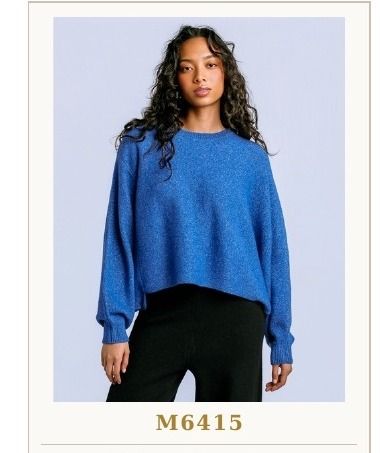 Echo Sweater, China Blue