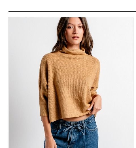 Aja London Sweater, Camel